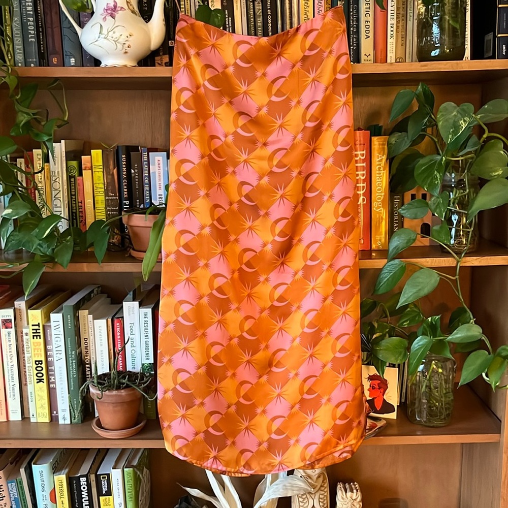 ShopCuffs. Moon and stars printed slip-skirt.